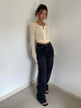 Load image into Gallery viewer, Women's Retro High Waist Comfortable Fit Wide Legs Jeans