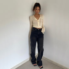 Load image into Gallery viewer, Women's Retro High Waist Comfortable Fit Wide Legs Jeans