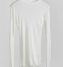 Load image into Gallery viewer, Casual Slimming Round Neck Long Sleeves Fitted Top
