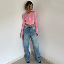 Load image into Gallery viewer, Women's Retro High Waist Comfortable Fit Wide Legs Jeans