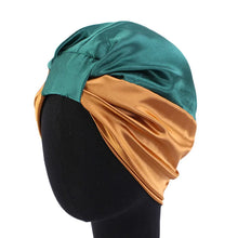 Load image into Gallery viewer, Satin Salon Bonnet Sleep Bonnet Silk Sleeping Cap Hair Care Bonnet Head Wrap Protective Hat for Beautiful Hair