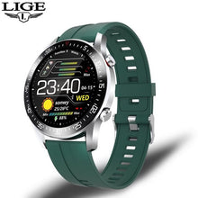 Load image into Gallery viewer, LIGE New 2021 Smart Watch Men Heart Rate Blood Pressure Information Reminder Sport Waterproof Smart Watch for Android IOS Phone
