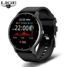 Load image into Gallery viewer, LIGE 2022 Smart watch Ladies Full touch Screen Sports Fitness watch IP67 waterproof Bluetooth For Android iOS Smart watch Female