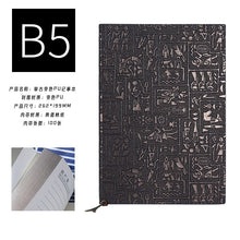 Load image into Gallery viewer, Selected Egyptian Theme Notebook A5 A6 B5 Password Lock Aztec Notebook Diary British Museum Retro Simple Business Notebook