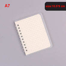Load image into Gallery viewer, Kraft Paper A5 A6 A7 and B5 Spiral Notebook PP Hardcover Office Supplies Drawing Sketch Notebooks Blank Dotted Lined Grid Page Planner Diary Notepad