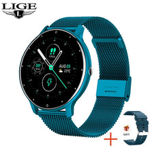 Load image into Gallery viewer, LIGE 2022 Smart watch Ladies Full touch Screen Sports Fitness watch IP67 waterproof Bluetooth For Android iOS Smart watch Female