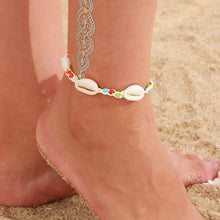 Load image into Gallery viewer, Bohemian Shell Chain Anklet Sets For Women Gold Plated Chains Sequins Ankle Bracelet Summer Beach Jewelry Gifts 18 Sets to Choose From
