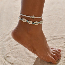 Load image into Gallery viewer, Bohemian Shell Chain Anklet Sets For Women Gold Plated Chains Sequins Ankle Bracelet Summer Beach Jewelry Gifts 18 Sets to Choose From