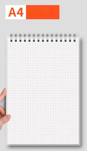 Load image into Gallery viewer, A6 A5 B5 A4 Spiral Bound Notebook Line Grid 160 Pages Thickened Notepad Simple PP Hard Cover Coil Chedule Meeting School Suppliers