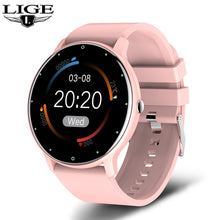 Load image into Gallery viewer, LIGE 2022 Smart watch Ladies Full touch Screen Sports Fitness watch IP67 waterproof Bluetooth For Android iOS Smart watch Female