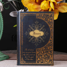 Load image into Gallery viewer, Retro Gold Embossed Memory Hardcover Notebook A5 or B5 Diary Office Notebook 1PCS