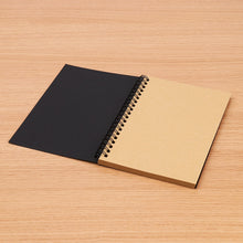 Load image into Gallery viewer, Sketchbook Diary For Drawing Painting Graffiti Soft Cover Black Paper Sketchbook Notepad Notebook Office School Supplies 1PC
