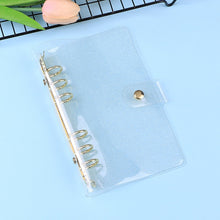 Load image into Gallery viewer, 40Sheet Black A5 A6 6-hole Loose-leaf Refill Inner Page Colored Inner Pages Line Grid Blank Weekly Inside Paper Stationery