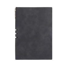 Load image into Gallery viewer, A5 Soft Suede Leather Hardcover Agenda Organizer Hardcover Notebook Office  School Supply PU Leather Notebook Optional Notebook Stand Notepad Diary Business Journal Planner