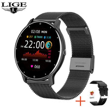 Load image into Gallery viewer, LIGE 2022 Smart watch Ladies Full touch Screen Sports Fitness watch IP67 waterproof Bluetooth For Android iOS Smart watch Female