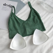 Load image into Gallery viewer, Women Sexy Crop Tops Bra Top Sports Bra Crop Camis Tops 15 Colors to Choose