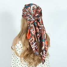 Load image into Gallery viewer, Silk Hair Scarf Scarftop Women Summer Satin Headscarf Foulard Bandana Cheveux Soft Neckerchief Hijab For Ladies