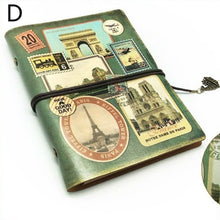 Load image into Gallery viewer, Vintage Stationery PU Leather Notebook Creative Planner Sketchbook Agenda Diary Notebooks
