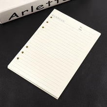 Load image into Gallery viewer, A4 B5 A5 A6 A7 Loose Leaf Notebook Refill Spiral Binder Inner Page Grid Blank Line Diary Agenda PlannerSchool Stationery
