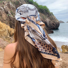 Load image into Gallery viewer, Silk Hair Scarf Scarftop Women Summer Satin Headscarf Foulard Bandana Cheveux Soft Neckerchief Hijab For Ladies