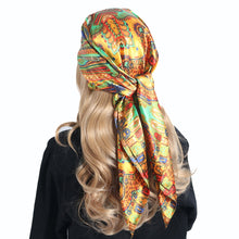 Load image into Gallery viewer, Silk Hair Scarf Scarftop Women Summer Satin Headscarf Foulard Bandana Cheveux Soft Neckerchief Hijab For Ladies