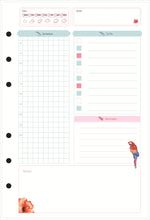 Load image into Gallery viewer, 45 Sheet Packs A5 A6 A7 Decorative Pages Notebook Refill Paper Index Ruler Pages Monthly Weekly Daily Planner Agenda DIY Junk Journal