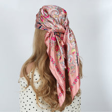 Load image into Gallery viewer, Silk Hair Scarf Scarftop Women Summer Satin Headscarf Foulard Bandana Cheveux Soft Neckerchief Hijab For Ladies
