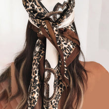 Load image into Gallery viewer, Silk Hair Scarf Scarftop Women Summer Satin Headscarf Foulard Bandana Cheveux Soft Neckerchief Hijab For Ladies