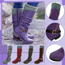 Load image into Gallery viewer, Australian Snow Boots  Ladies Winter Boots Soft PU Leather Thick Cashmere Lining Non-slip Rubber Soles