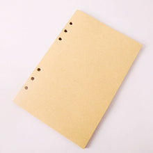 Load image into Gallery viewer, 50 Sheet A5 A6 Loose-leaf Colorful Refill Inner Page Line Blank Grid Inner Page Rulers Envelopes Inside Paper Designer Stationery