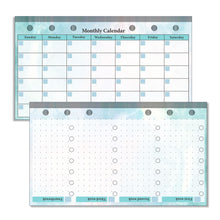 Load image into Gallery viewer, A6 Loose Leaf Notebook Refill Spiral 6 Ring Binder Inner Page Budget Page Weekly Monthly Inside Paper Stationery