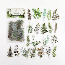 Load image into Gallery viewer, 40PCS Bag Retro Butterfly Fern Flowers Mushroom Stickers Bag Diary Sticker Scrapbooking Journal Supplies Designer Stationery Kids Pack Journaling