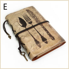 Load image into Gallery viewer, Vintage Stationery PU Leather Notebook Creative Planner Sketchbook Agenda Diary Notebooks