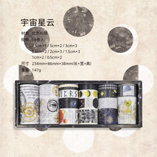 Load image into Gallery viewer, Beautiful Rolls Multiple Size Washi Tapes Set Cute Korean Stationery Designer Stationery Decorative Supplies Art Scrapbooking Junk Journaling