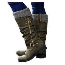 Load image into Gallery viewer, Australian Snow Boots  Ladies Winter Boots Soft PU Leather Thick Cashmere Lining Non-slip Rubber Soles