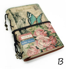 Load image into Gallery viewer, Vintage Stationery PU Leather Notebook Creative Planner Sketchbook Agenda Diary Notebooks