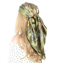 Load image into Gallery viewer, Silk Hair Scarf Scarftop Women Summer Satin Headscarf Foulard Bandana Cheveux Soft Neckerchief Hijab For Ladies
