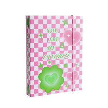 Load image into Gallery viewer, A5 Binder 6 Ring Hard Cover Collection Book Pearl Heart Journal Refills Bandage Postcards Sticker Organizer