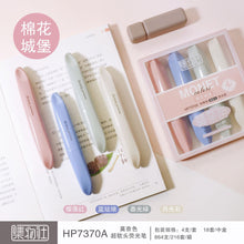 Load image into Gallery viewer, 4PCS Pastel Highlighter Pen Marker Set Aesthetic Stationery Highlighters Kawaii Pens Colored Markers Kawaiii Cute Supplies Kids