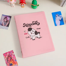 Load image into Gallery viewer, A5 Binder 6 Ring Hard Cover Collection Book Pearl Heart Journal Refills Bandage Postcards Sticker Organizer