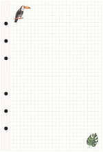 Load image into Gallery viewer, 45 Sheet Packs A5 A6 A7 Decorative Pages Notebook Refill Paper Index Ruler Pages Monthly Weekly Daily Planner Agenda DIY Junk Journal