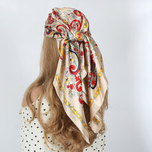 Load image into Gallery viewer, Silk Hair Scarf Scarftop Women Summer Satin Headscarf Foulard Bandana Cheveux Soft Neckerchief Hijab For Ladies