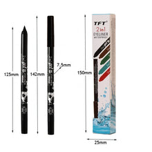 Load image into Gallery viewer, Long Lasting Eyeliner Pencil Colourful Pigment Waterproof Blue Black White Color Gel Eye Liner Pen Makeup Eye Beauty Cosmetics