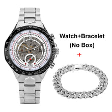 Load image into Gallery viewer, Automatic Mechanical Watch Men Luxury Brand Gift for Male with Gold Rhinestones Bracelet Fashion Mechanical Watch Men Reloj