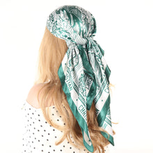 Load image into Gallery viewer, Silk Hair Scarf Scarftop Women Summer Satin Headscarf Foulard Bandana Cheveux Soft Neckerchief Hijab For Ladies
