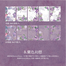 Load image into Gallery viewer, 30Sheets Rose Series Material Paper Litmus Paper Loose Leaf Deco Scrapbooking DIY Collage ackground Bullet Journaling