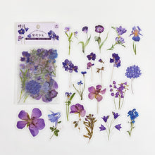 Load image into Gallery viewer, 40PCS Bag Retro Butterfly Fern Flowers Mushroom Stickers Bag Diary Sticker Scrapbooking Journal Supplies Designer Stationery Kids Pack Journaling