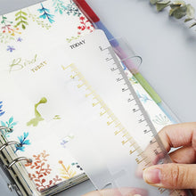 Load image into Gallery viewer, 45 Sheet Packs A5 A6 A7 Decorative Pages Notebook Refill Paper Index Ruler Pages Monthly Weekly Daily Planner Agenda DIY Junk Journal