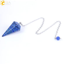 Load image into Gallery viewer, Natural Gem Stone Tree of Life Pendant Necklace 11 Gem Strone Choices