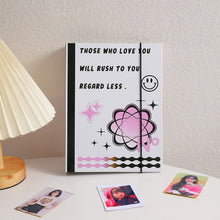 Load image into Gallery viewer, A5 Binder 6 Ring Hard Cover Collection Book Pearl Heart Journal Refills Bandage Postcards Sticker Organizer
